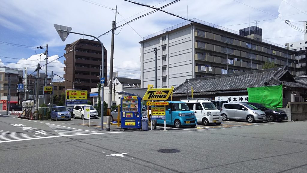 塚本神社と淀川通りの位置関係
