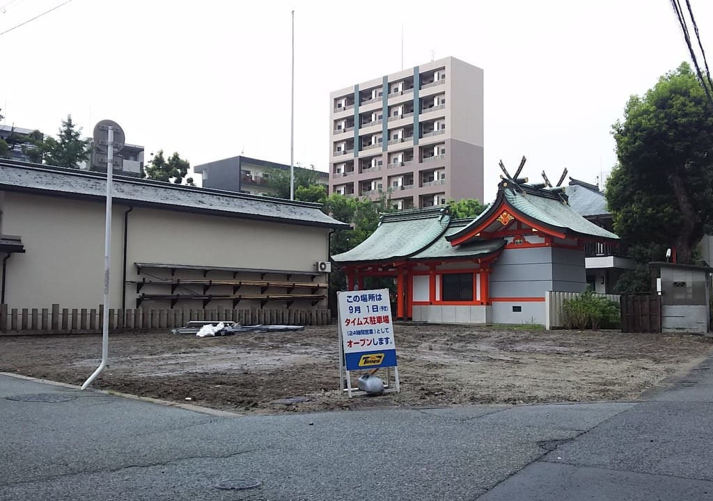 2019年7月27日　神津神社　東側　更地